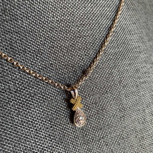 LAGOS Drop X Diamond Pendant Necklace - Picture 12 of 15